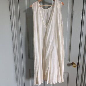 elizabeth suzann harlow dress in hemp/silk gauze - rare!
